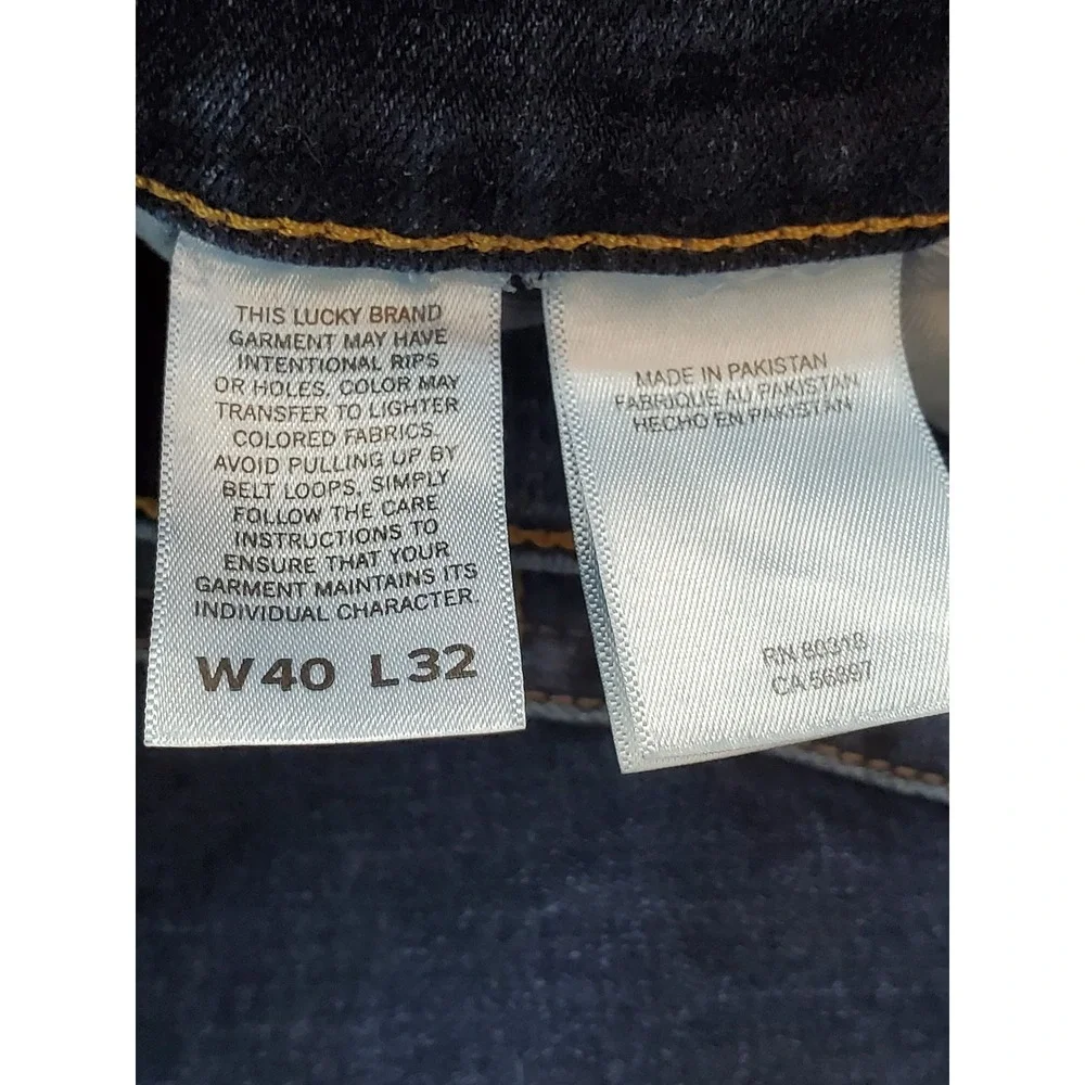 Lucky Brand Men Jeans‎ 40X32 Blue Denim 410 Athletic Straight 31